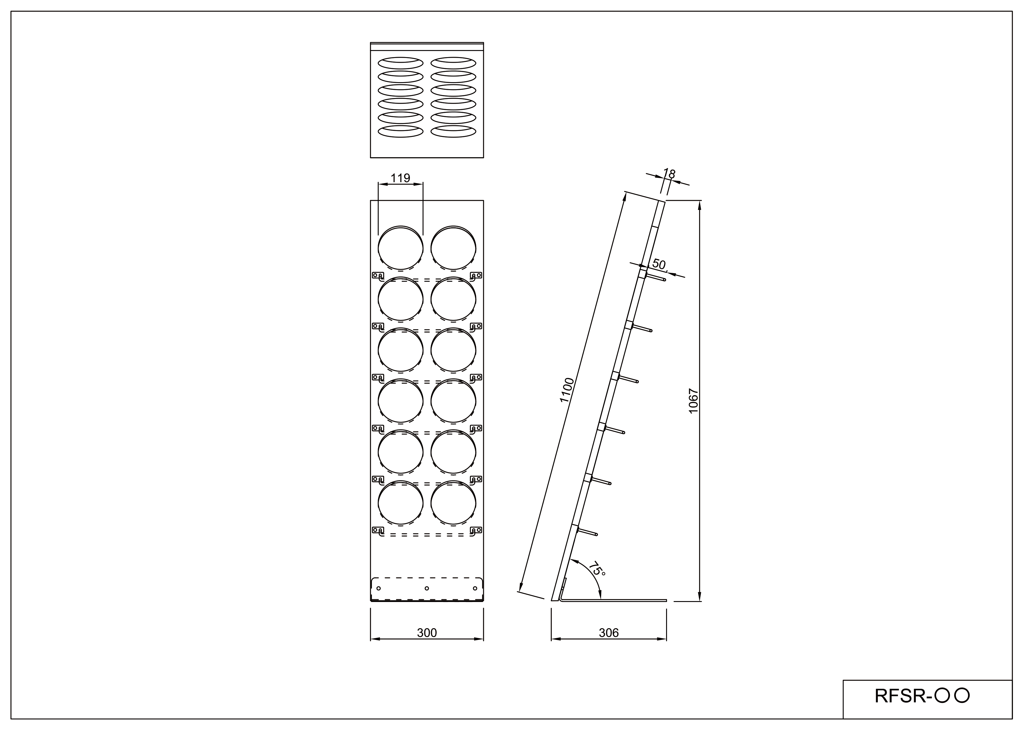 【法人様限定】送料無料 スリッパラックハイ ナチュラル - 画像 (4)
