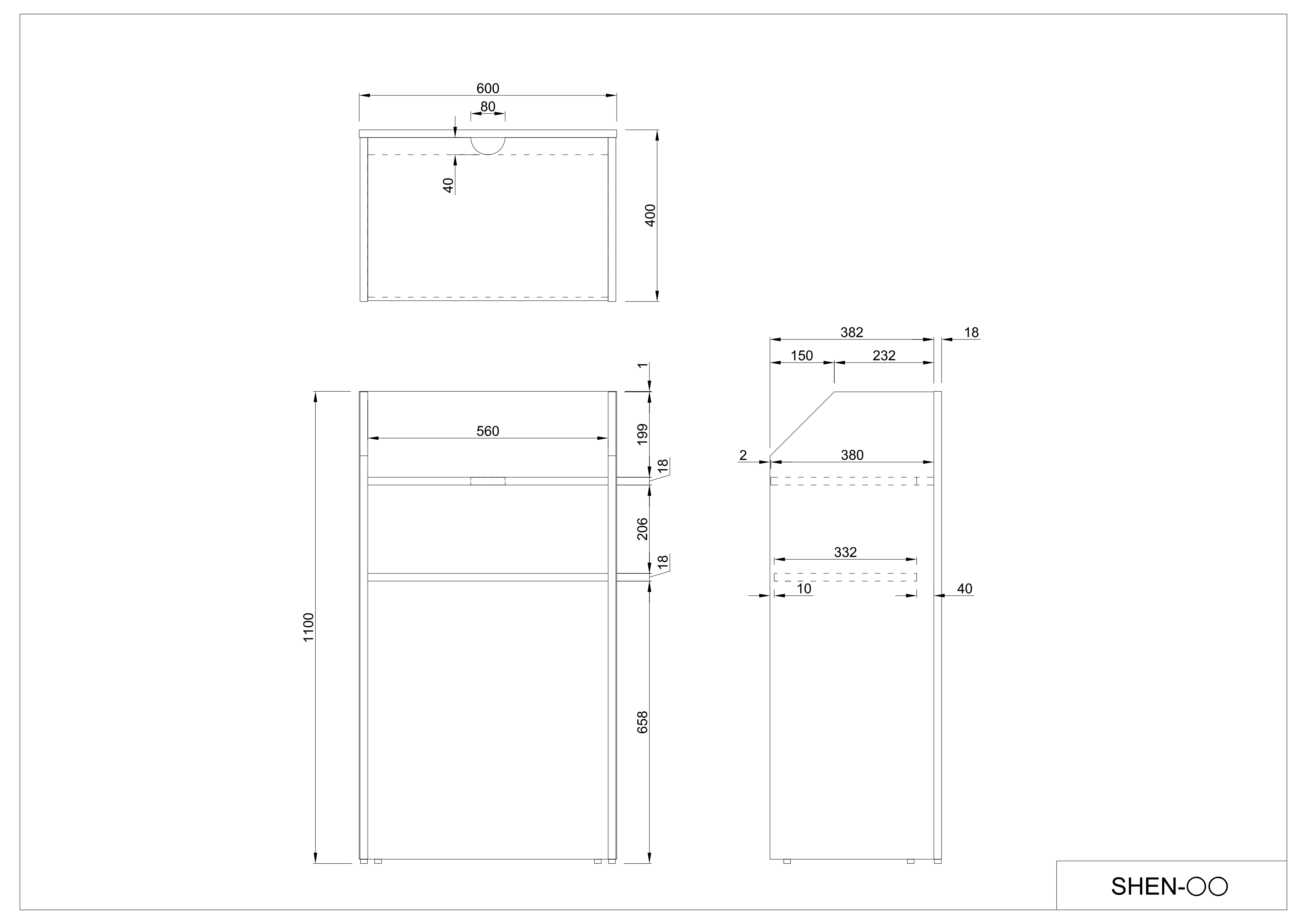 【法人様限定】送料無料 演説台 ダーク SHEN-DB2 - 画像 (5)