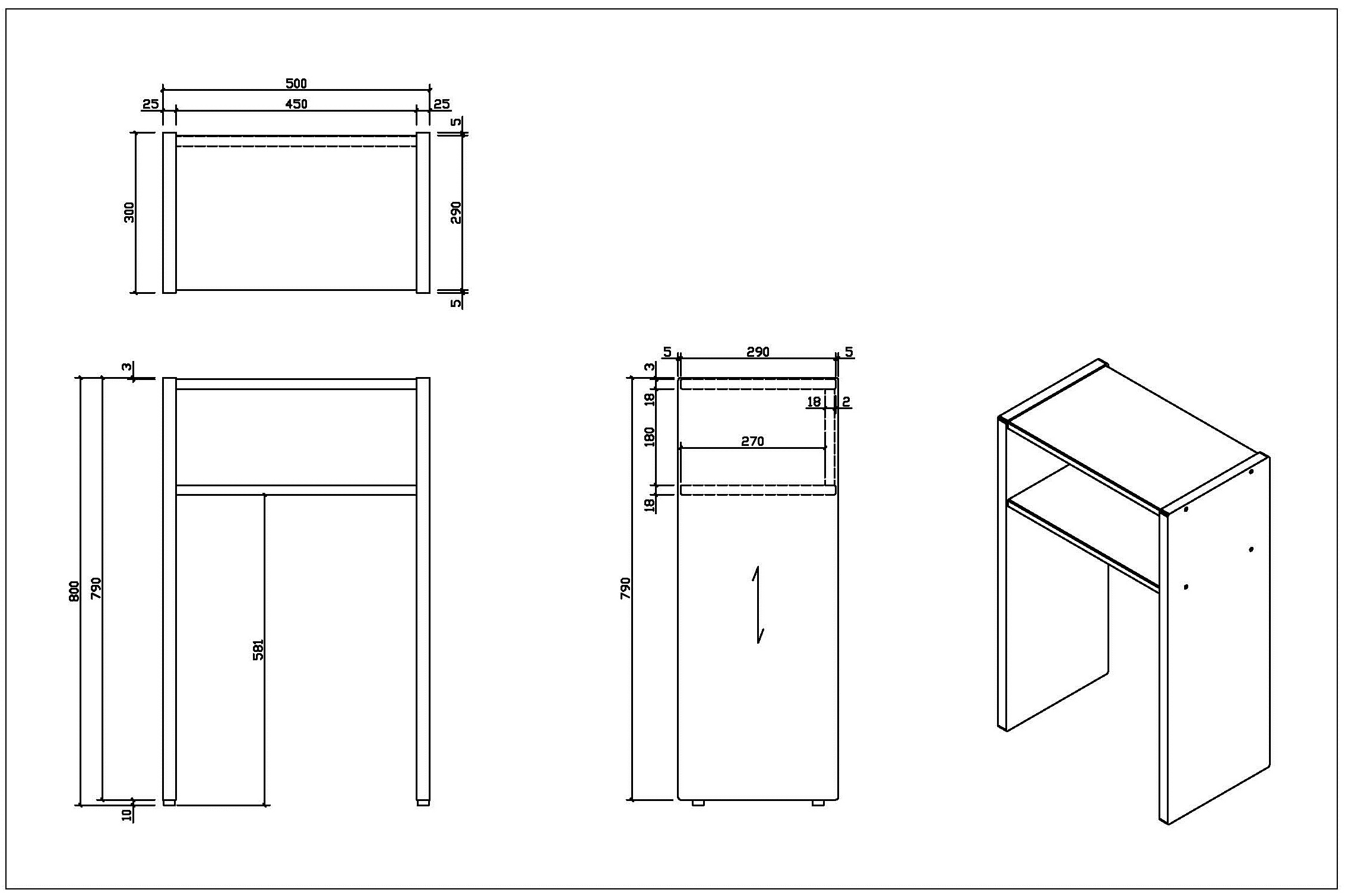 【法人様限定】送料無料 木製テレフォンテーブル ナチュラル SHWA-002NJ - 画像 (4)