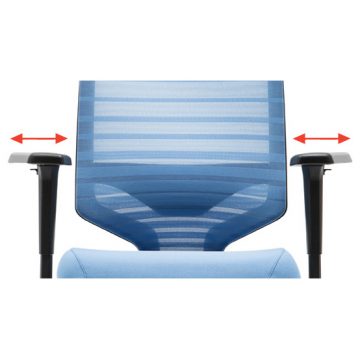 【法人様限定】送料無料 T30チェア 可動肘 オレンジ - 画像 (11)