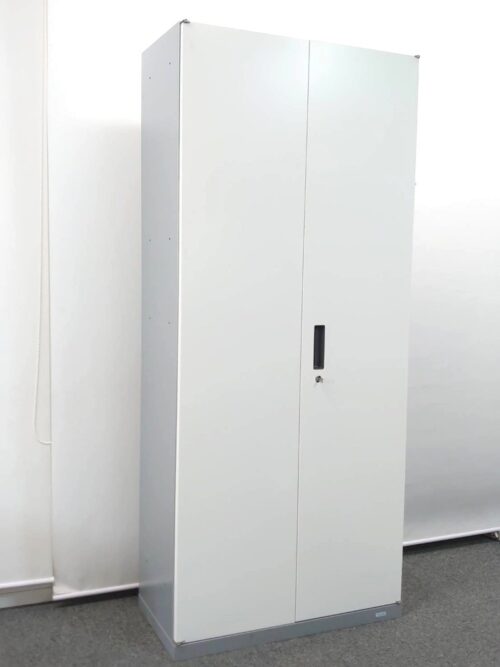 オカムラ ヴィラージュ 両開き書庫 スチール書庫 収納庫 キャビネット ハイキャビネット ハイタイプ 5段 書庫 保管庫 スチール製 収納 オフィス収納 【中古オフィス家具】【中古】 (複製)