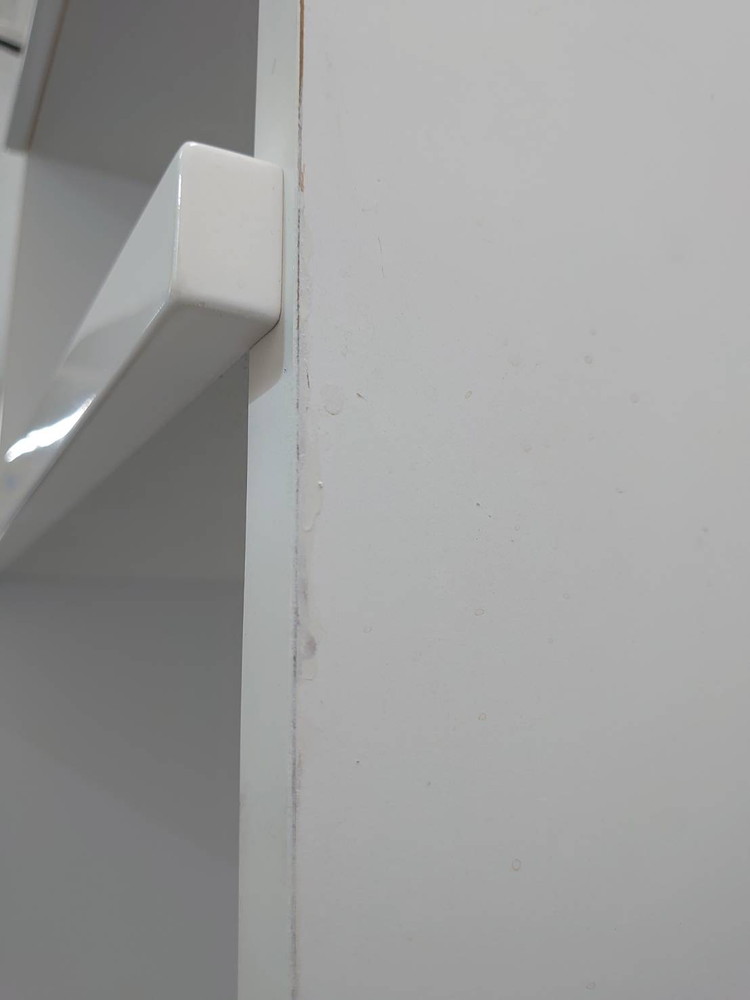 オフィス用 キッチンキャビネット キッチン書庫 食器棚 ビジネスキッチン ティーキャビネット 食器収納ユニット キッチンカウンター オフィスキッチン レンジ台【中古オフィス家具】【中古】 - 画像 (8)