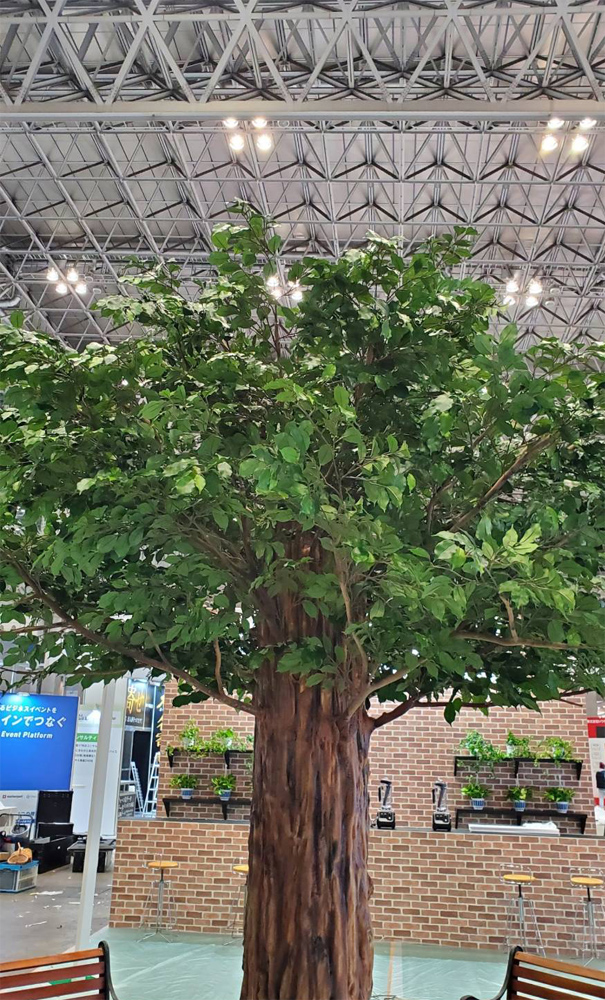 【送料無料 東京地区限定】 【美品】 展示品 人工樹木 3.5m シンボルツリー フェイクグリーン 大型 特注 大型人工樹木 人工観葉樹 屋内用 観葉植物 人工観葉植物 造花 装飾 作り物 オフィスグリーン インテリアグリーン - 画像 (8)