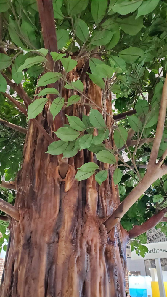 【送料無料 東京地区限定】 【美品】 展示品 人工樹木 3.5m シンボルツリー フェイクグリーン 大型 特注 大型人工樹木 人工観葉樹 屋内用 観葉植物 人工観葉植物 造花 装飾 作り物 オフィスグリーン インテリアグリーン - 画像 (9)