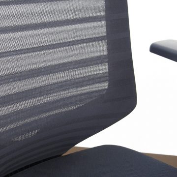 【法人様限定】送料無料 T30チェア 可動肘 ブラック - 画像 (4)