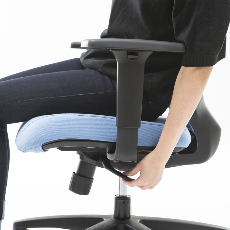 【法人様限定】送料無料 T30チェア 可動肘 オレンジ - 画像 (8)