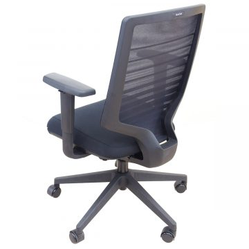 【法人様限定】送料無料 T30チェア 可動肘 ブラック - 画像 (2)