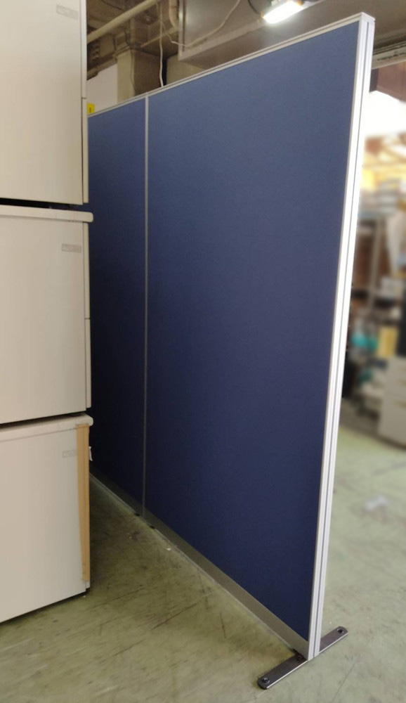 【送料無料 東京地区限定】 生興 パーティション パーテーション H1900 ローパーテーション L字型 脚付き 安定脚 【中古オフィス家具】【中古】 - 画像 (5)