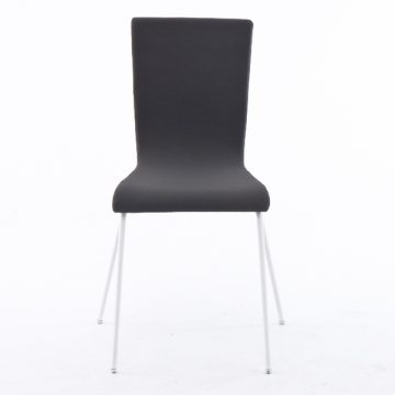 【法人様限定】送料無料 ファブリックチェア チャコールグレー - 画像 (2)