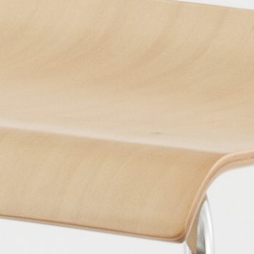 【法人様限定】送料無料 ローバックハイチェア ナチュラル 2脚セット RFC-FPHNWJ-2SET - 画像 (3)