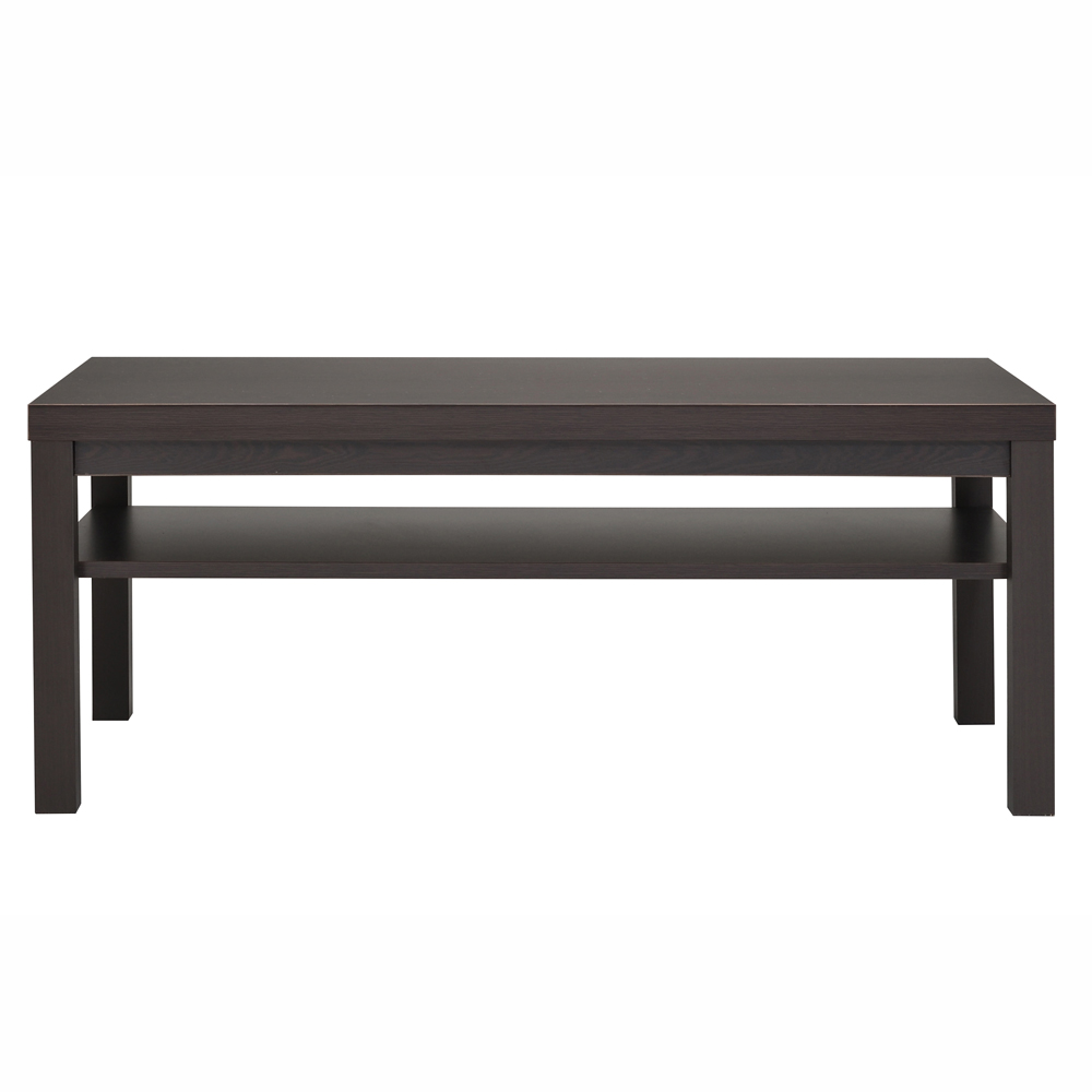 【法人様限定】送料無料 応接センターテーブル W1100×D550 ダーク - 画像 (2)