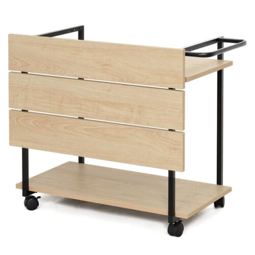 【法人様限定】送料無料 カフェステーション ワゴン ナチュラル