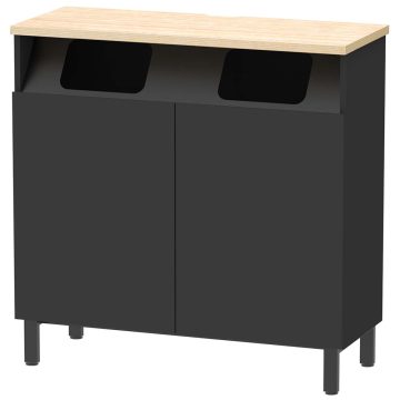 【法人様限定】送料無料 収納カウンター ダストボックスタイプW1000×D400