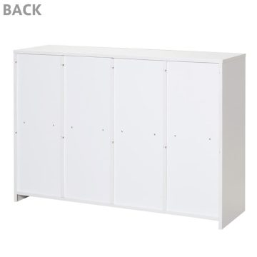 【法人様限定】送料無料 フラップシェルフ 4列2段 ホワイト - 画像 (4)