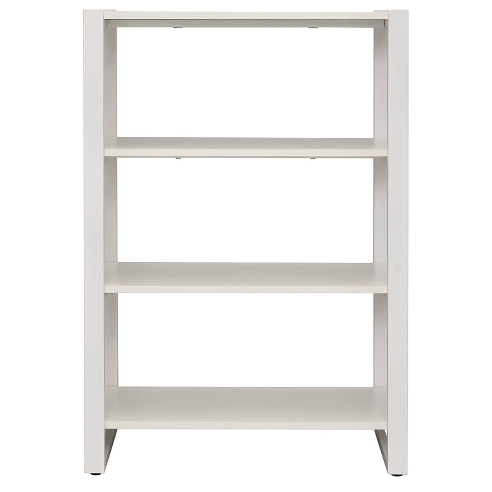 【法人様限定】送料無料 リスムシェルフ W800 3段 ホワイト×ホワイトフレーム RFFSH-803WH-WF - 画像 (2)