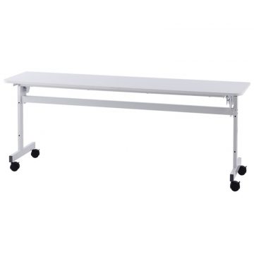 【法人様限定】送料無料 シンプルフォールディングテーブルⅡW1800×D450 ホワイト