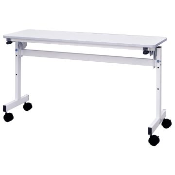 【法人様限定】送料無料 シンプルフォールディングテーブルⅢ W1200xD400 ホワイト RFFT3-1240WH