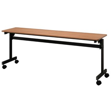 【法人様限定】送料無料 シンプルフォールディングテーブルⅢ W1800xD450 ウォルナット RFFT3-1845DM