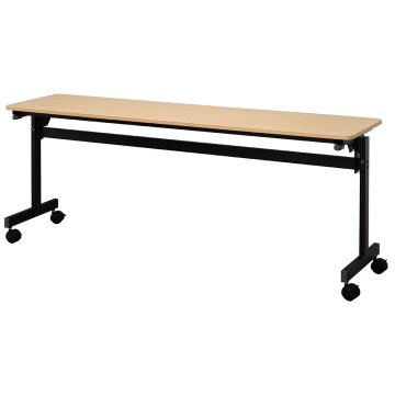 【法人様限定】送料無料 シンプルフォールディングテーブルⅢ W1800xD450 ナチュラル RFFT3-1845NA