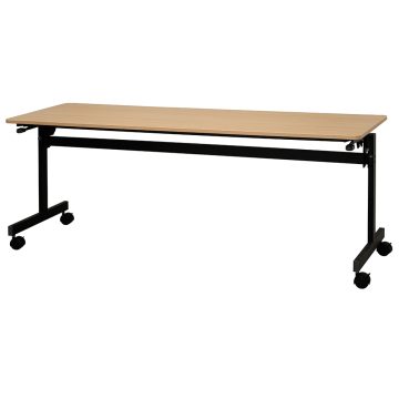 【法人様限定】送料無料 シンプルフォールディングテーブルⅢ W1800xD600 ナチュラル RFFT3-1860NA