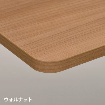 【法人様限定】送料無料 シンプルフォールディングテーブルⅢ W1500xD600 ウォルナット RFFT3-1560DM - 画像 (3)