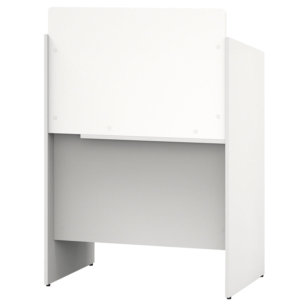 【法人様限定】送料無料 記載台 ハイ W900×D600 ホワイト RFKD-9060WHH - 画像 (3)