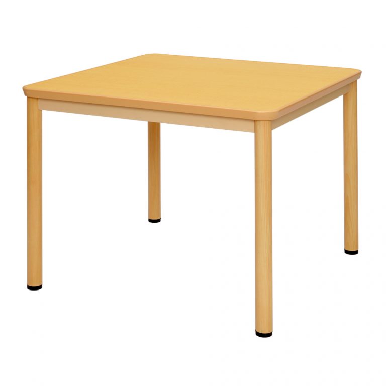 【法人様限定】送料無料 介護用テーブル W900×D900 ナチュラル - 画像 (2)