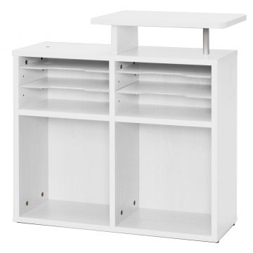 【法人様限定】送料無料 [Jシリーズ] ローカウンターⅡ用サイドテーブル ホワイト RFLC2-ST-7131WH