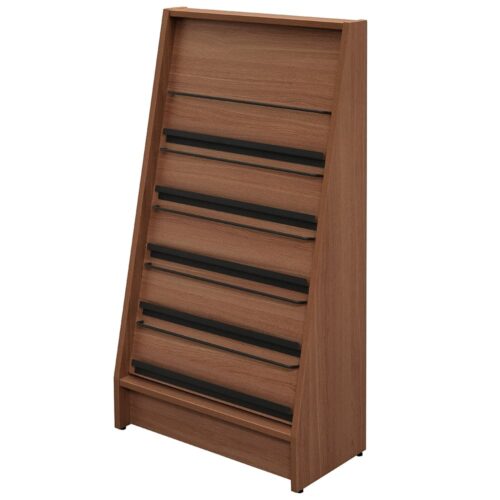 【法人様限定】送料無料 ミーツ カタログスタンド ダブル ウォルナット RFMKS-DBDM