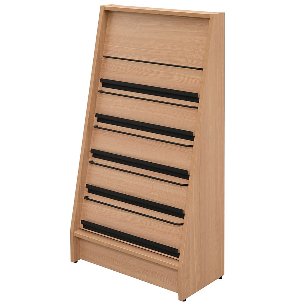 【法人様限定】送料無料 ミーツ カタログスタンド ダブル オーク RFMKS-DBOA