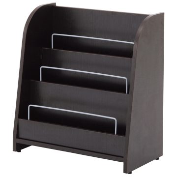 【法人様限定】送料無料 木製マガジンラックⅡ ロー ダークⅡ RFMR2-DB2L