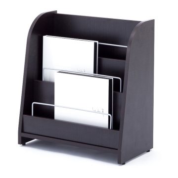 【法人様限定】送料無料 木製マガジンラックⅡ ロー ダークⅡ RFMR2-DB2L - 画像 (3)