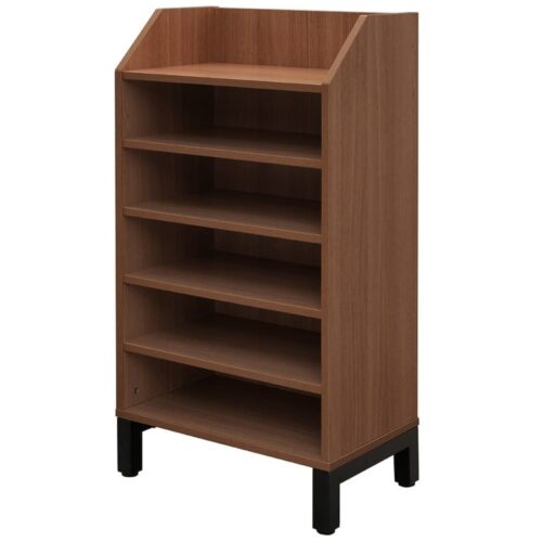 【法人様限定】送料無料 ミーツ シューズラック ダブル ウォルナット