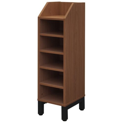 【法人様限定】送料無料 ミーツ シューズラック シングル ウォルナット