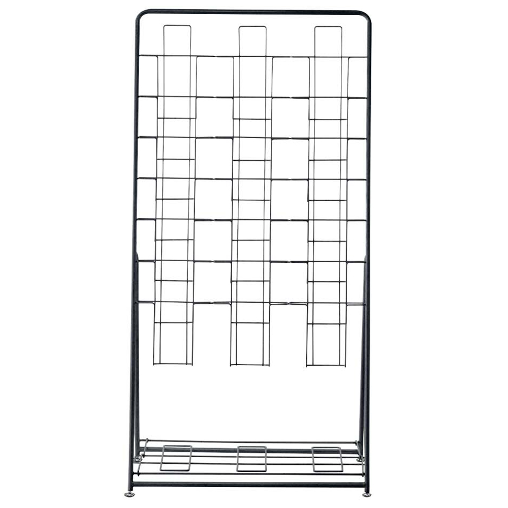 【法人様限定】送料無料 パンフレットスタンド 7段 トリプル ブラック RFPFS-TRBK - 画像 (2)
