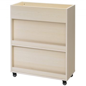 【法人様限定】送料無料 プランターシェルフⅡ ディスプレイタイプ ナチュラル RFPLS2-DSNA - 画像 (2)