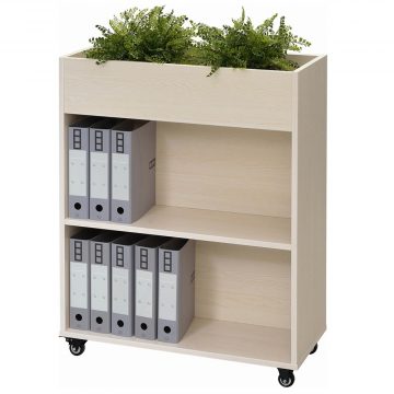 【法人様限定】送料無料 プランターシェルフⅡ ディスプレイタイプ ナチュラル RFPLS2-DSNA - 画像 (4)