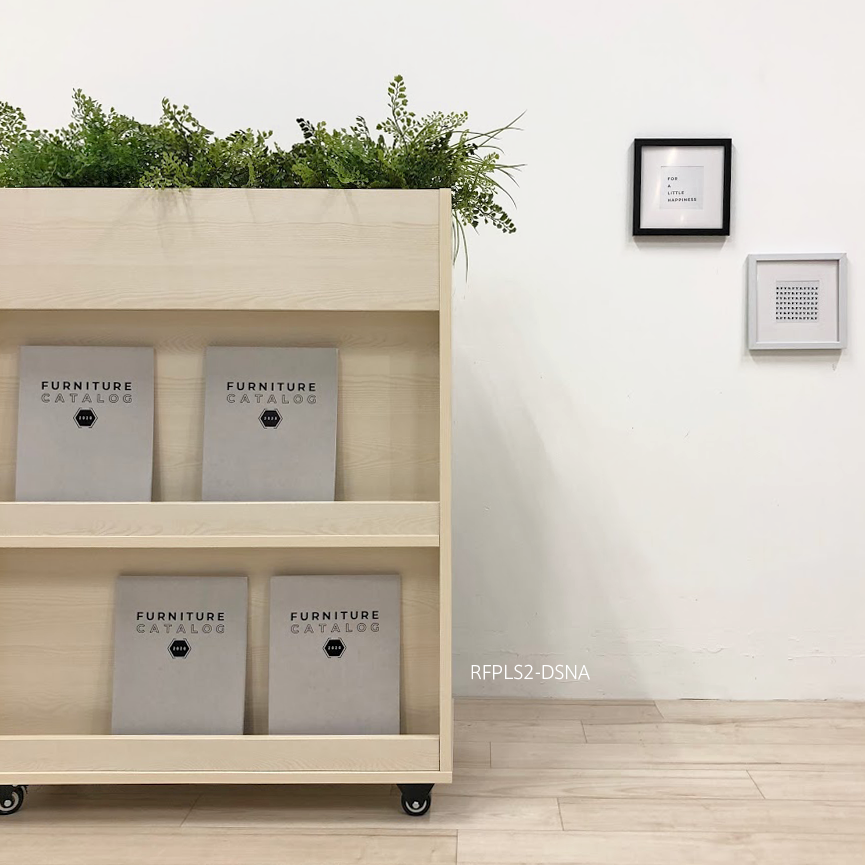 【法人様限定】送料無料 プランターシェルフⅡ ディスプレイタイプ ナチュラル RFPLS2-DSNA - 画像 (10)