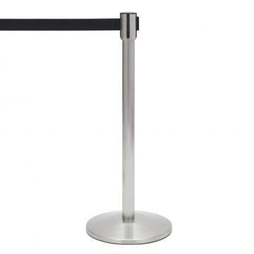 【法人様限定】送料無料 ポールパーテーション Aタイプ ブラック (1本) RFPP-BK