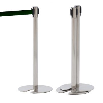 【法人様限定】送料無料 ポールパーテーション SタイプⅡ ブラック(1本)RFPP-BKST2 - 画像 (2)