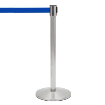 【法人様限定】送料無料 ポールパーテーション Aタイプ ブルー (1本) RFPP-BL