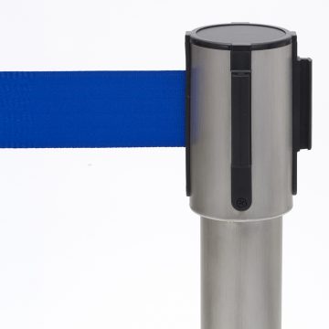 【法人様限定】送料無料 ポールパーテーション Aタイプ ブルー (1本) RFPP-BL - 画像 (3)