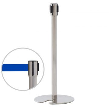 【法人様限定】送料無料 ポールパーテーション SタイプⅡ ブルー(1本)RFPP-BLST2