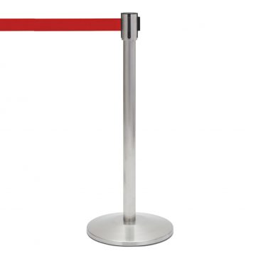 【法人様限定】送料無料 ポールパーテーション Aタイプ レッド (1本) RFPP-RD