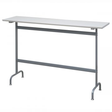 【法人様限定】送料無料 リフレッシュハイテーブル W1500xD400 ホワイト