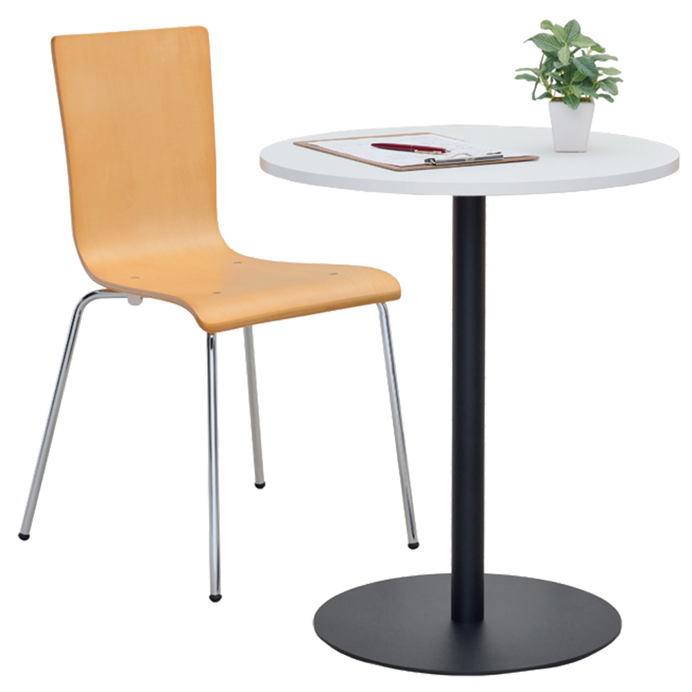 【法人様限定】送料無料 プライウッドチェア ナチュラル RFC-FPNW - 画像 (3)