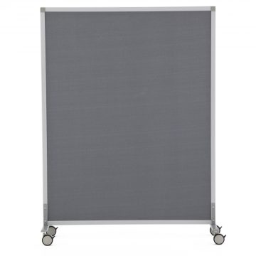 【法人様限定】送料無料 シンプルスクリーン 掲示板W1200 グレー XPS材 （キャスター仕様）