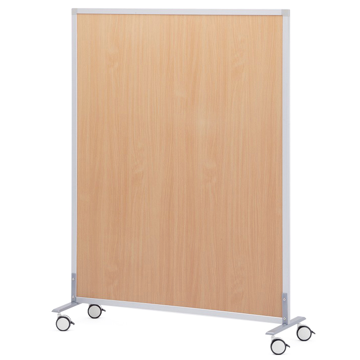 【法人様限定】送料無料 シンプルスクリーンⅡ W1200 ワイド ナチュラル(キャスター仕様)RFSCR2-NAWCA