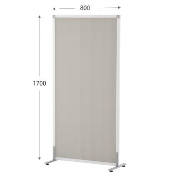 【法人様限定】送料無料 シンプルスクリーンハイ W800 ライトグレー XPS材  （アジャスター仕様）