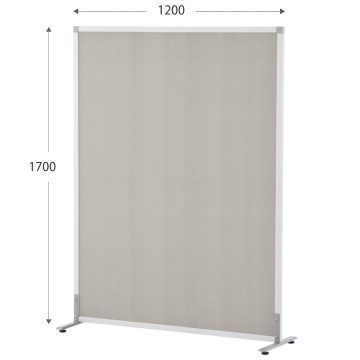 【法人様限定】送料無料 シンプルスクリーンハイ W1200 ライトグレー XPS材  （アジャスター仕様）